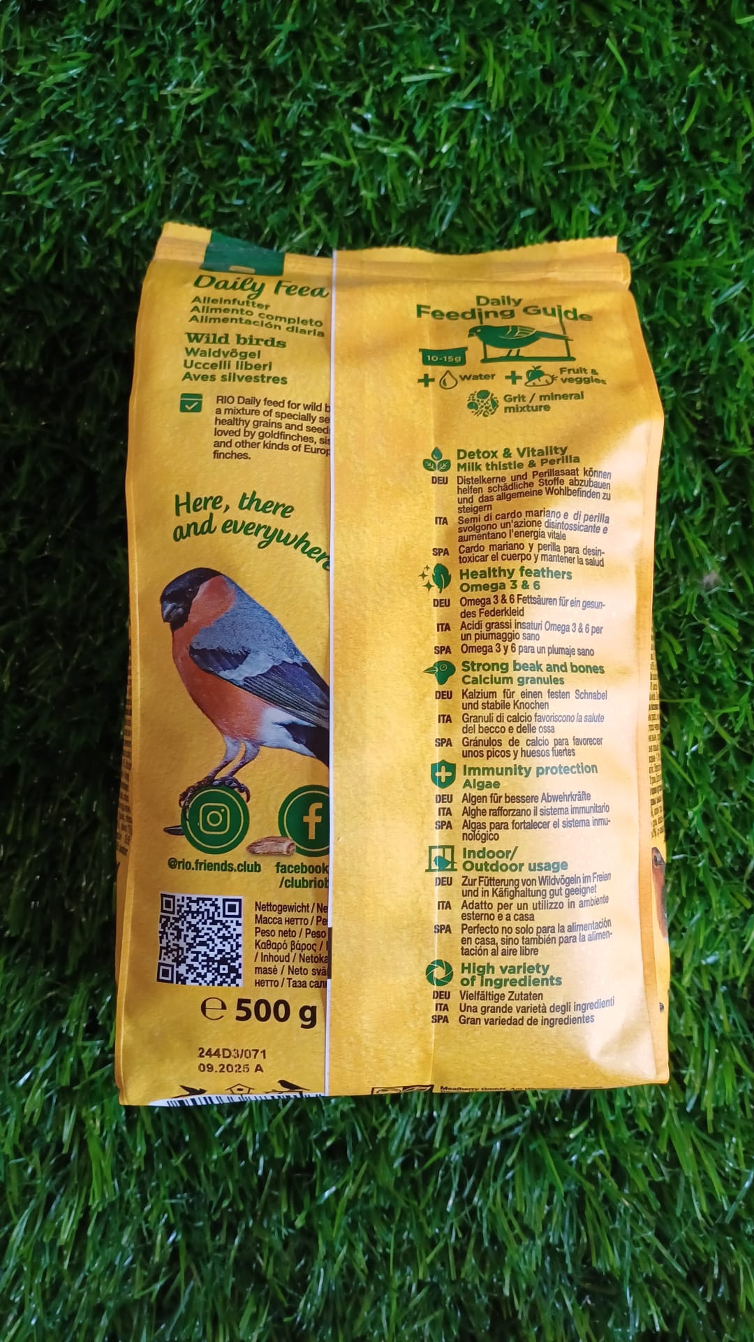 Rio Daily Feed for Wild Birds