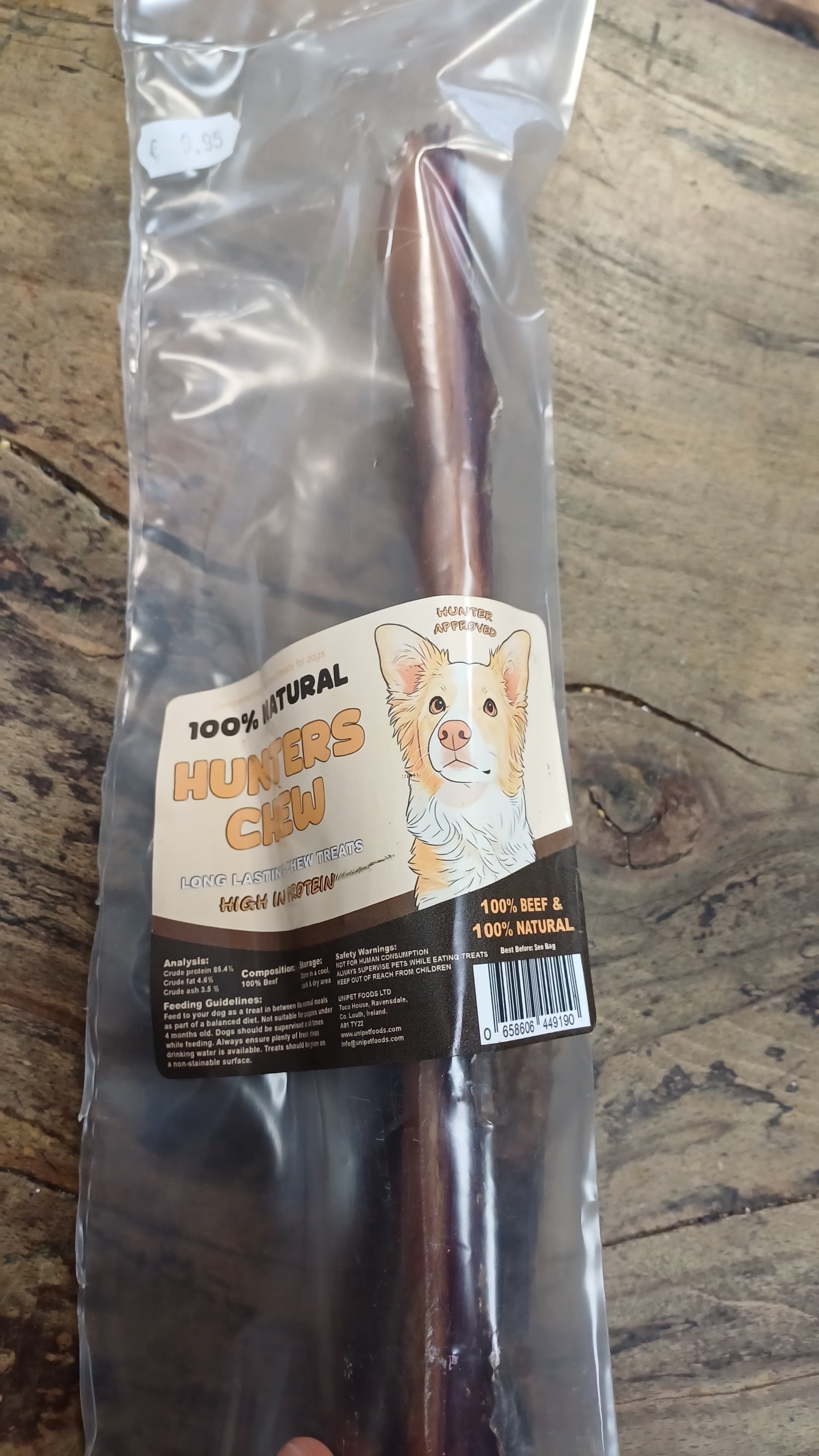 Hunters Chew 70cm Long Beef Dog Treat
