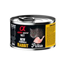 Rabbit Complete Wet Food Can for Cats