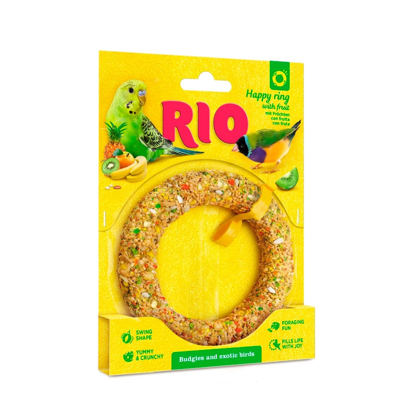 RIO Happy Ring with Fruit – Treat & Toy for Budgies