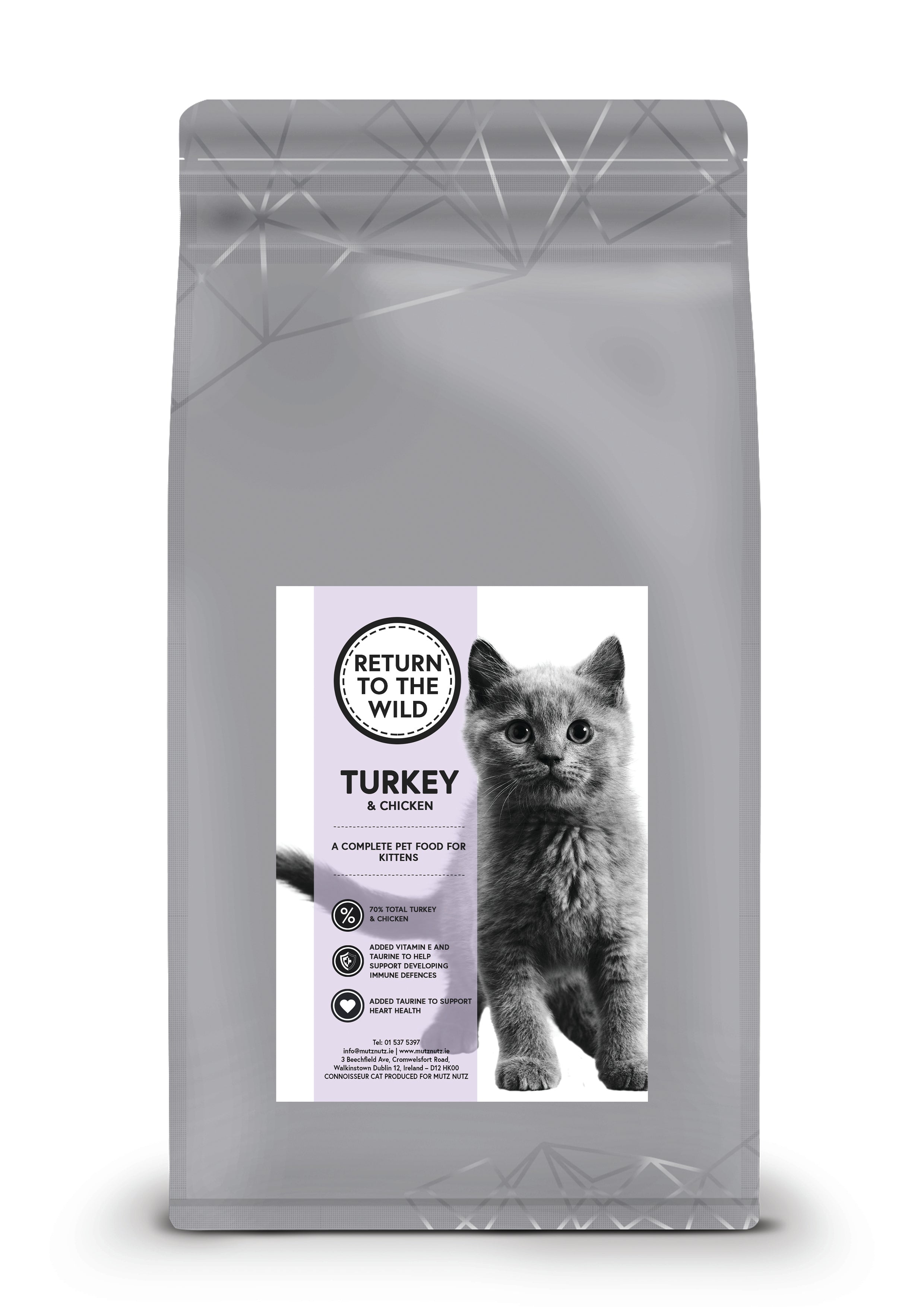 Return To The Wild - Kitten Turkey & Chicken