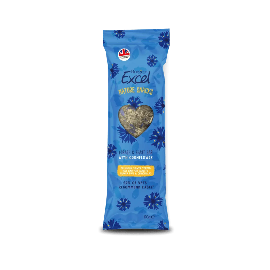 Nature Snacks Forage & Feast Bar with Cornflour Treats for Small Animals