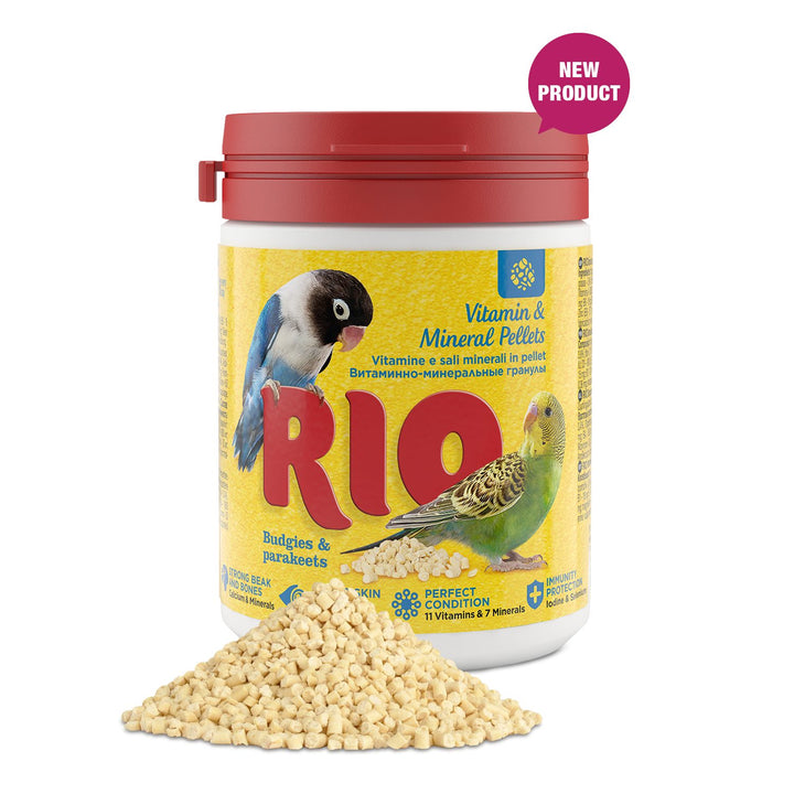 Rio Vitamin & Mineral Pellets for budgies and parakeets