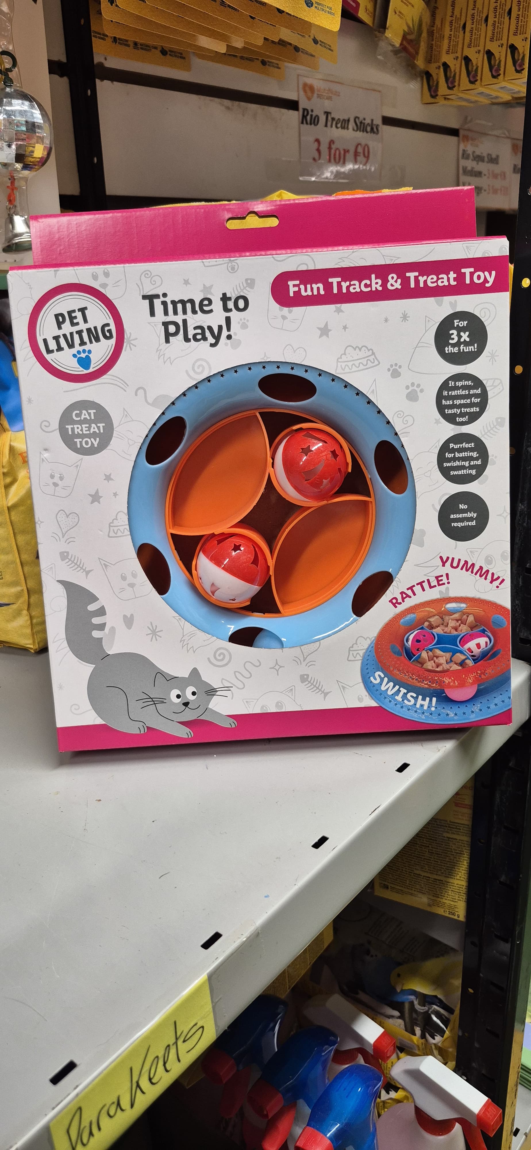 Fun Track & Treat Cat Toy