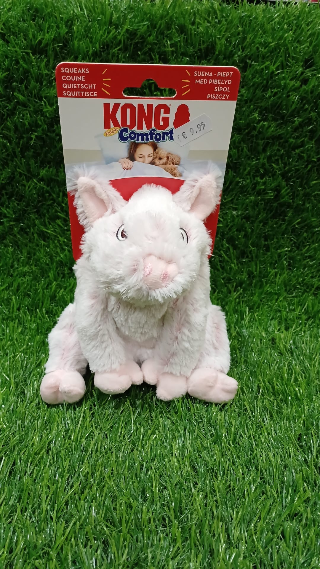 Comfort Piggy Kong Dog Sqeaky Toy Small