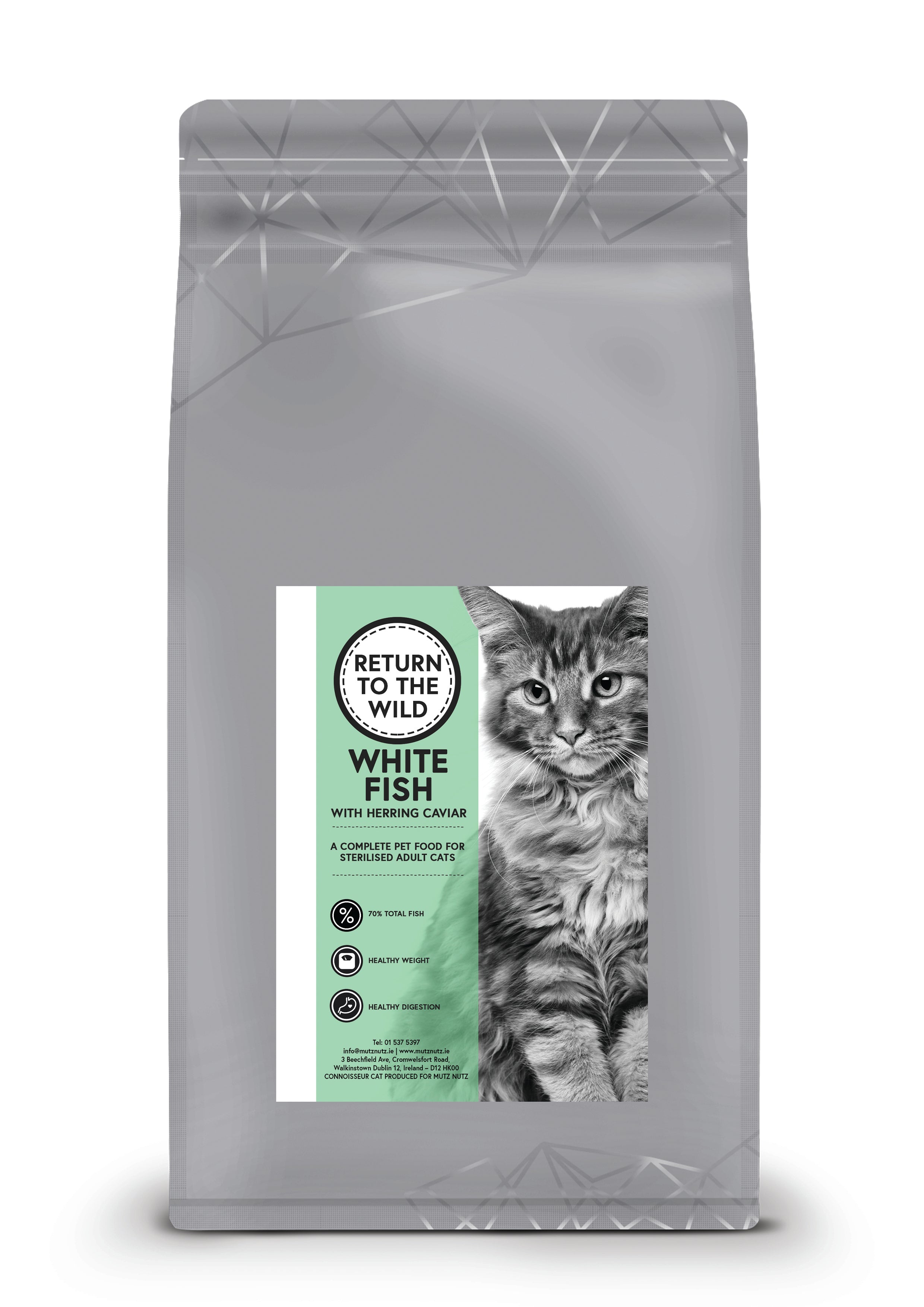 Return to The Wild Cat Food - White Fish with Herring Caviar