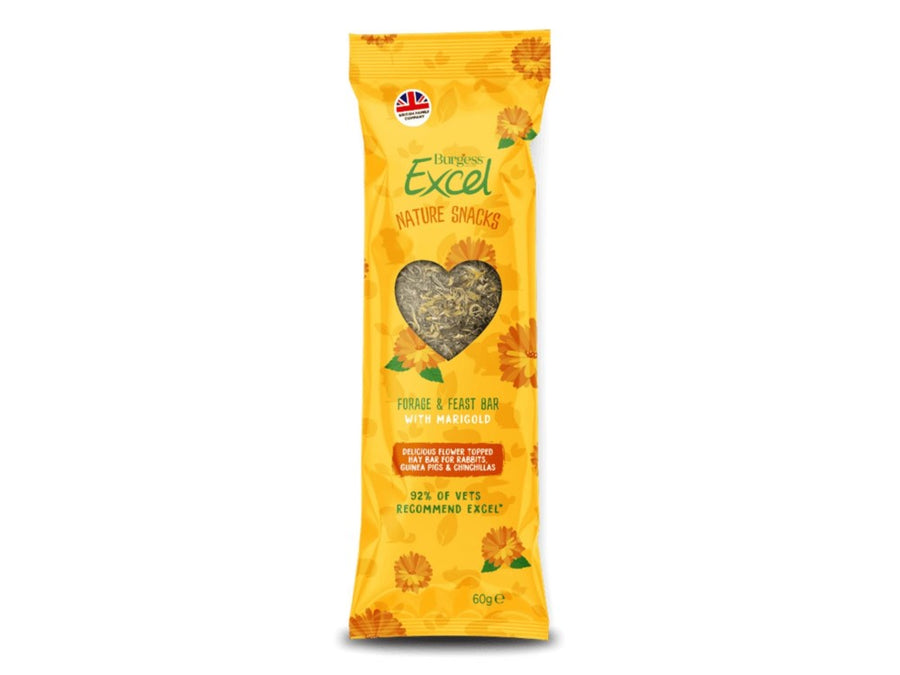 Nature Snacks Forage & Feast Bar with Marigold Treats for Small Animals