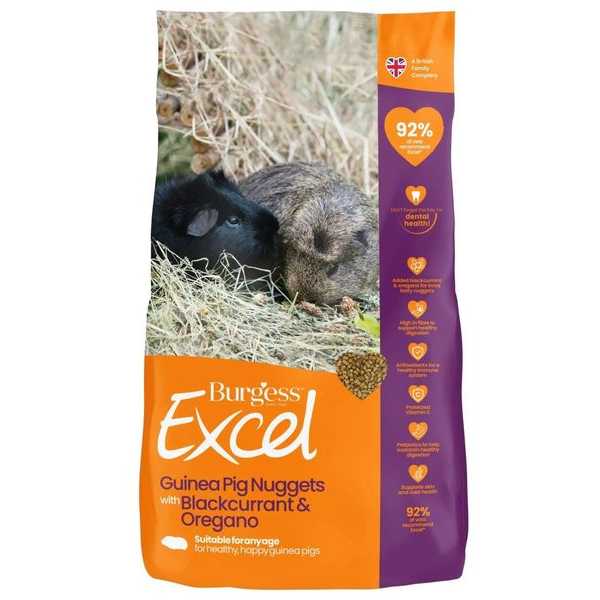 Burgess Excel Guinea Pig Food With Blackcurrant