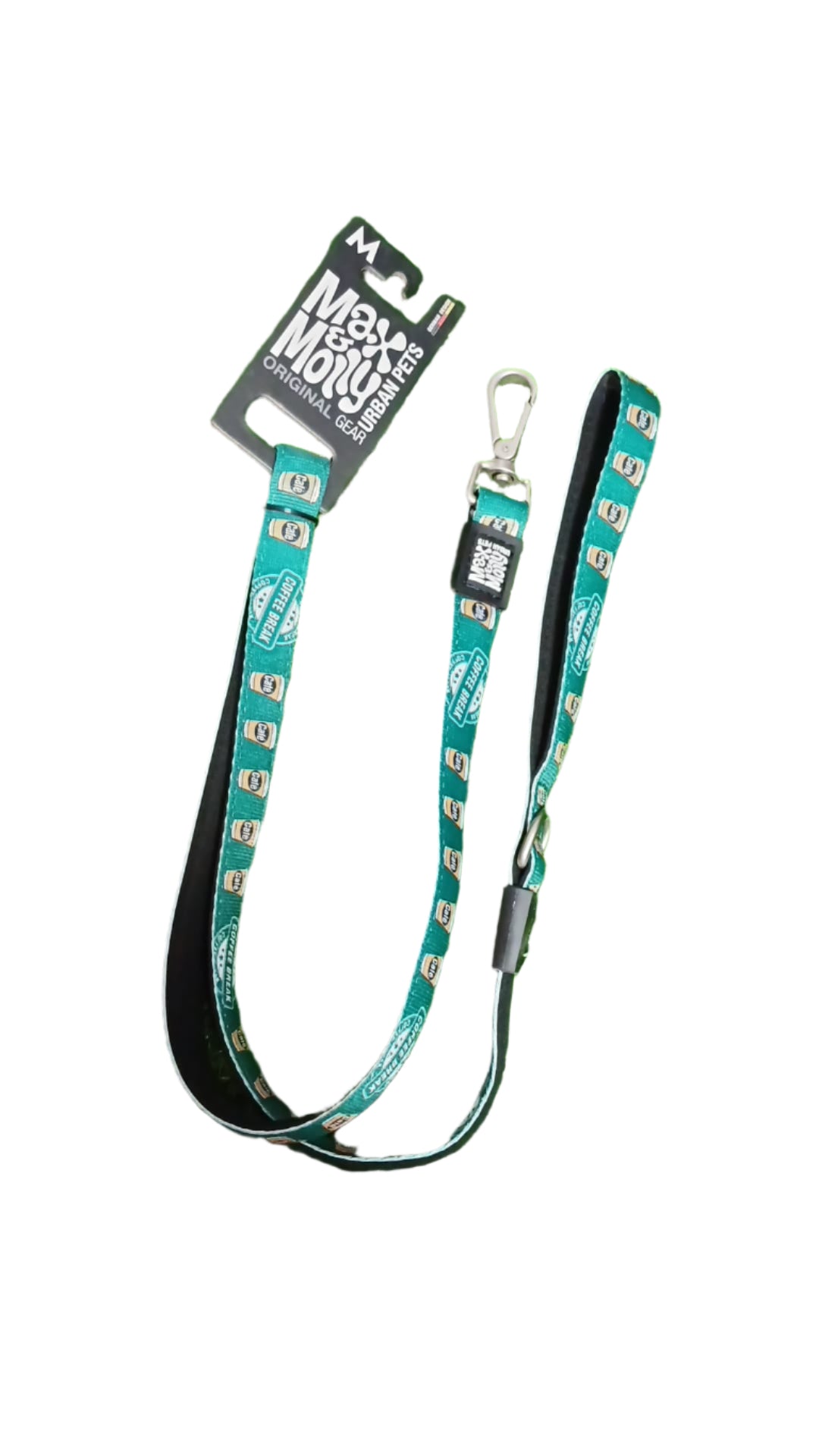 Coffee Break Dog Lead Medium 2CM X 120CM