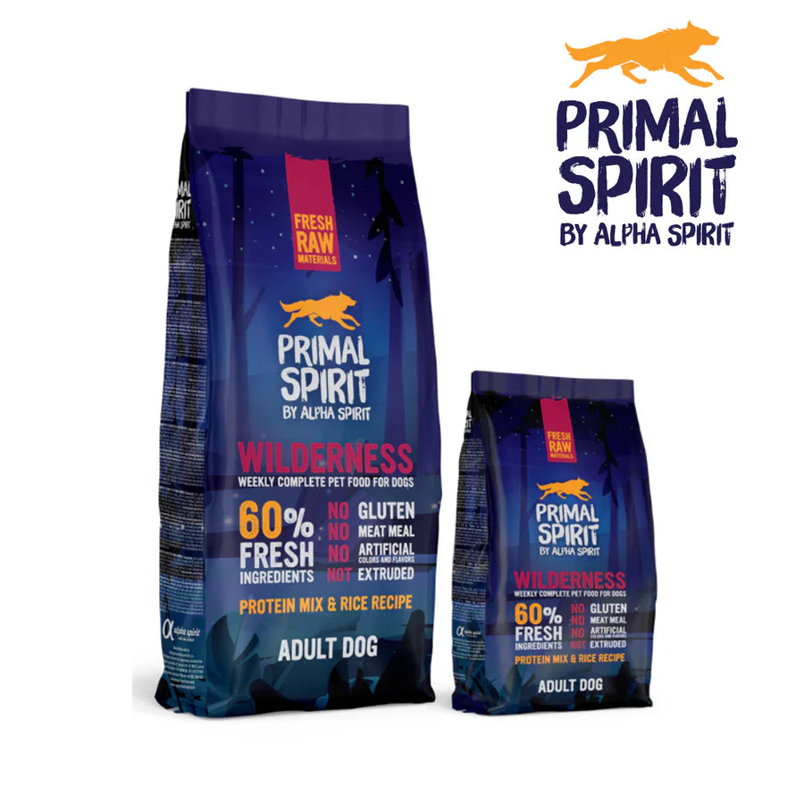Wilderness Pork, Chicken & Fish Complete Dog Food by Primal Spirit