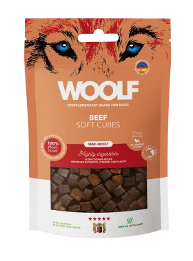 Woolf Beef Soft Cubes Dog Treat