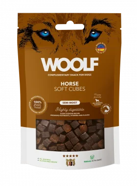Woolf Horse Cubes Dog Treat