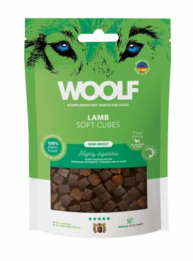 Woolf Lamb Soft Cubes Dog Treats