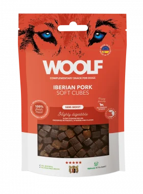 Woolf Iberian Pork Soft Cubes Dog Treat